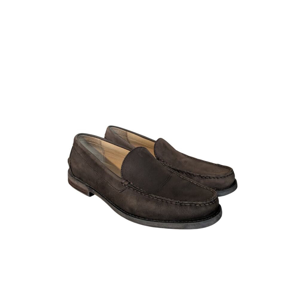 Polo Ralph Lauren Kristofer Loafers Men 9D Brown Chocolate Suede Heritage Office